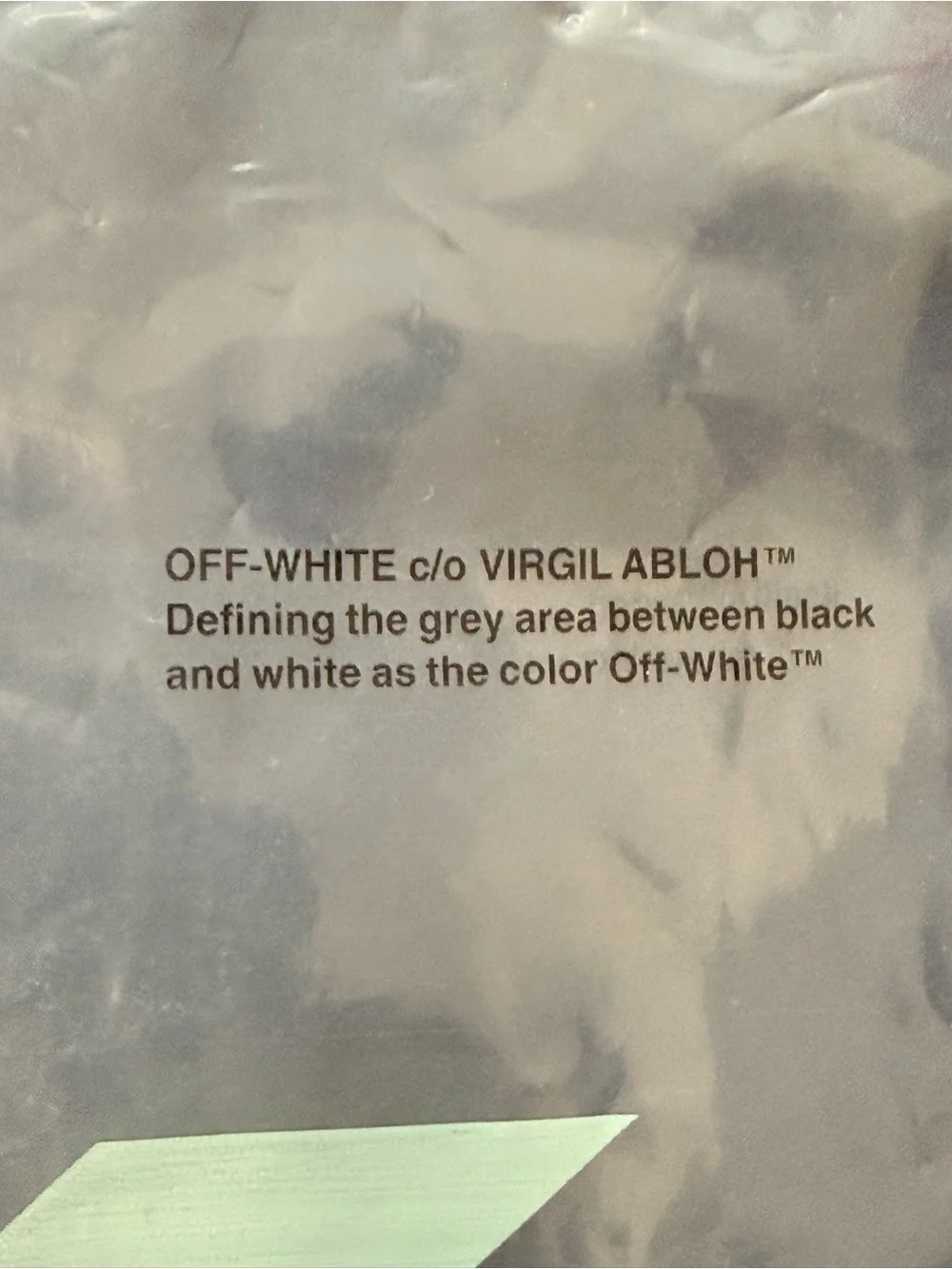 Off-White Black & White Logo Strap with Red Tag Accent